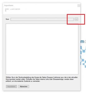 LernBar Kurs Als Vorlage Nehmen / Seiten Importieren – Lehre Virtuell